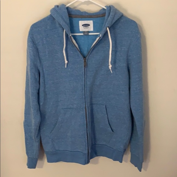 Old navy men’s size small light blue zip up - Picture 1 of 3